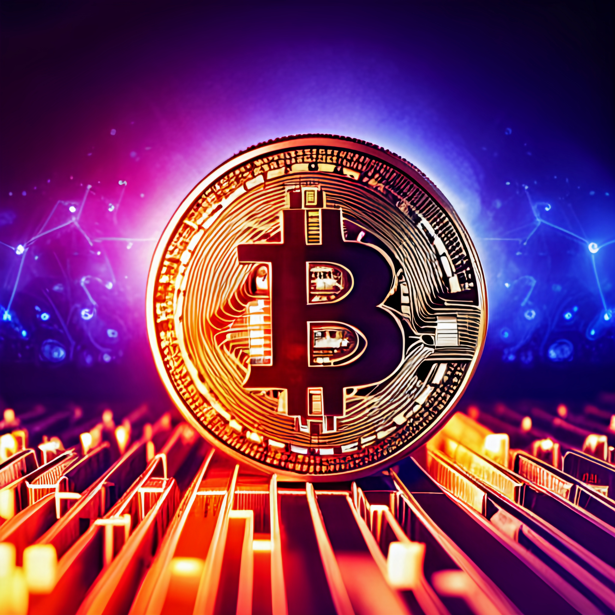 Bitcoin AI digital art by Nick Squires — ING Mining