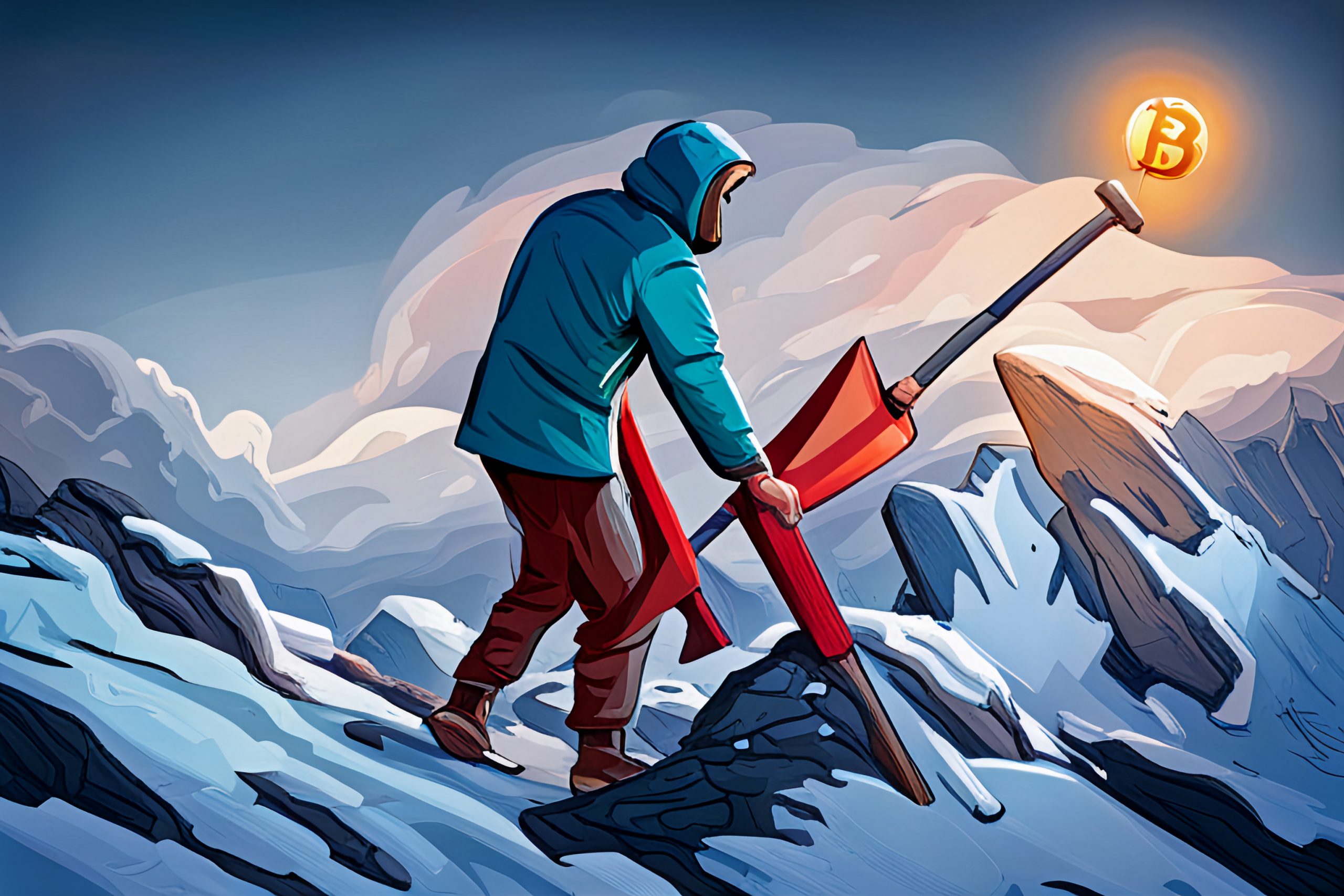 Bitcoin AI digital art by Nick Squires — ING Mining