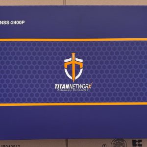 Titan Networx TNSS-2400P 24-Port PoE+ Managed Gigabit Network Switch New in Box